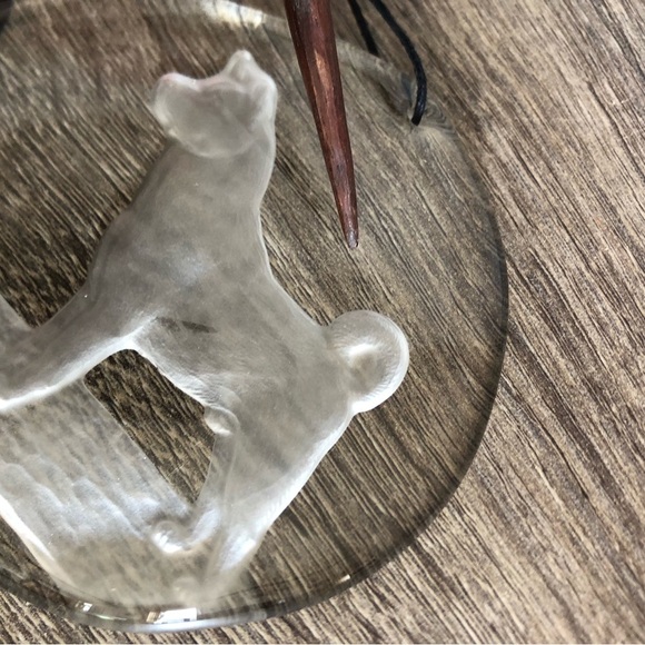 Heavy Glass Dog Suncatcher - Picture 8 of 11